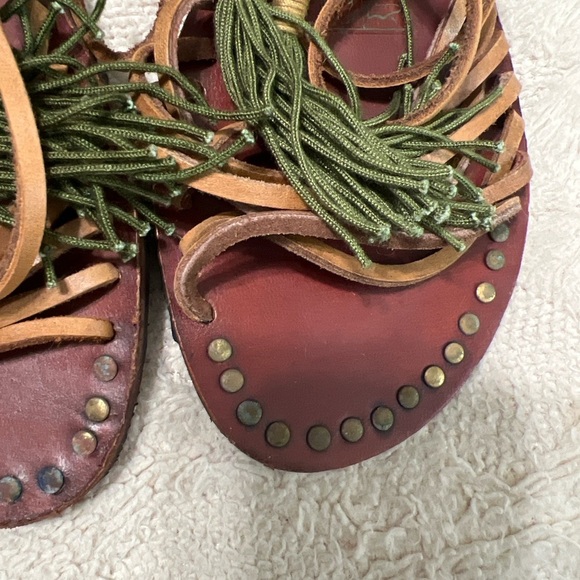 Free People Willow Gladiator Tassel Sandals – Size 36 - Picture 10 of 12